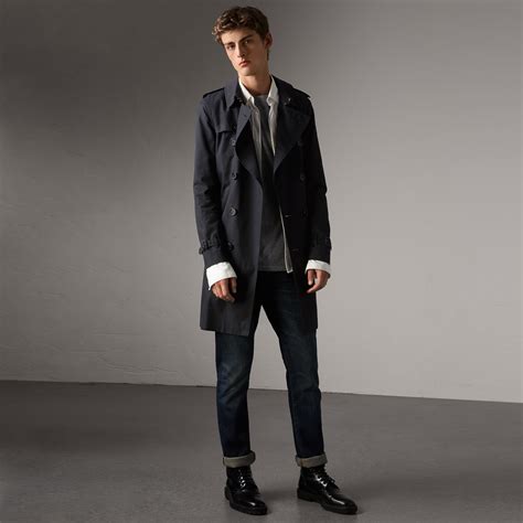 sandringham burberry trench coat|Burberry trench coat men's navy.